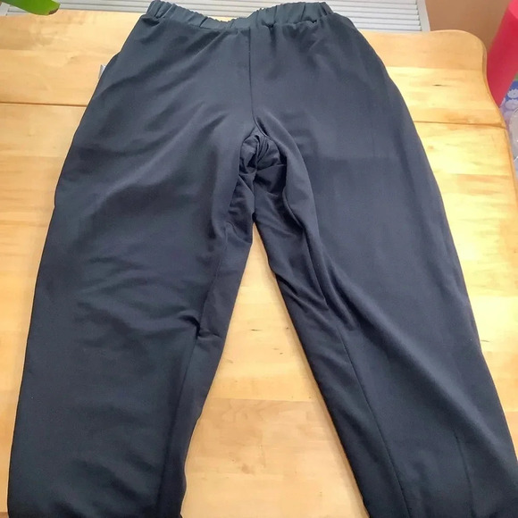 TOPSHOP Black Sequin Tuxedo Stripe Relaxed Trousers Size 4 - Picture 10 of 14